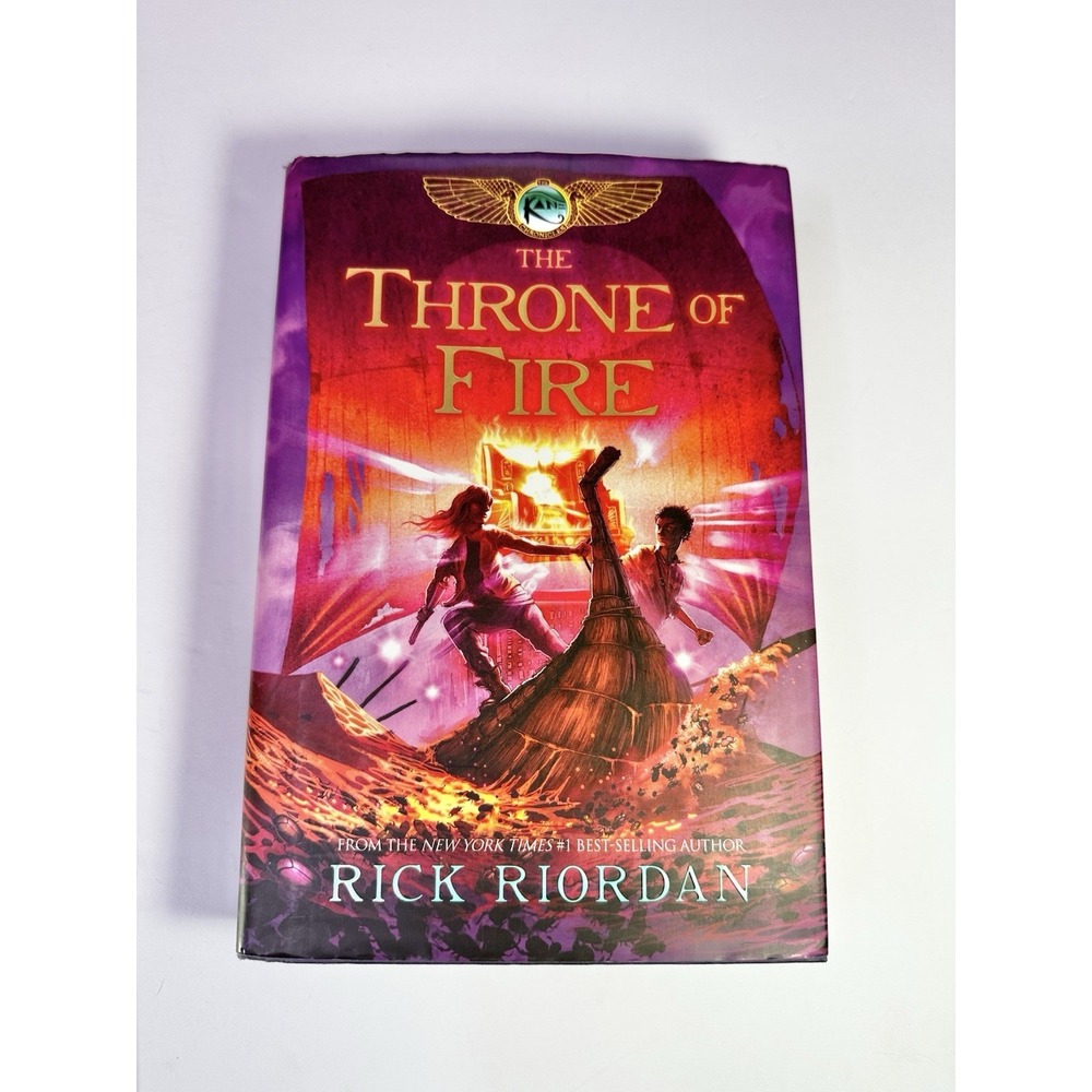 The Throne of Fire Kane Chronicles Rick Riordan 1st Edition Hardcover